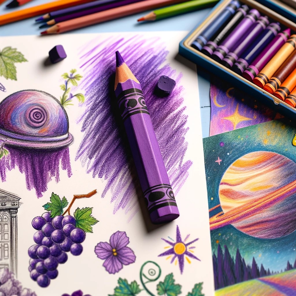 Penelope the Purple Pencil Crayon